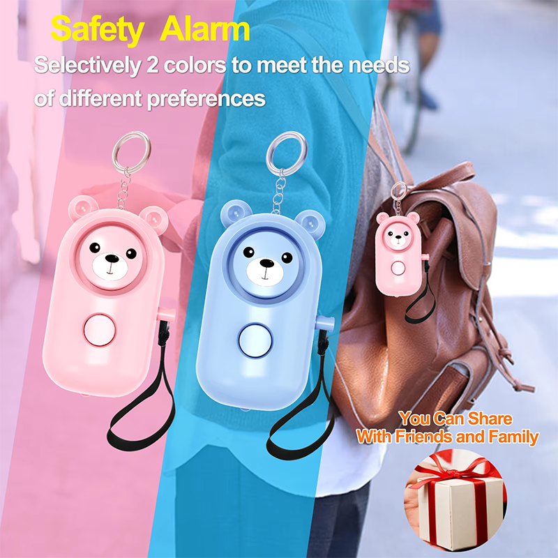 Personal Alarm Keychain - 130dB Loud Self Defense Alarm Keychain
