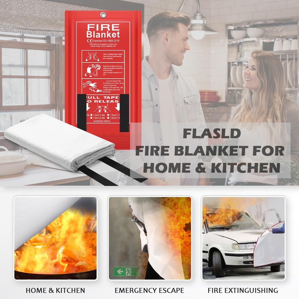 Fire Blanket Kitchen - TANAN 2026 Latest Emergency Fire Blanket