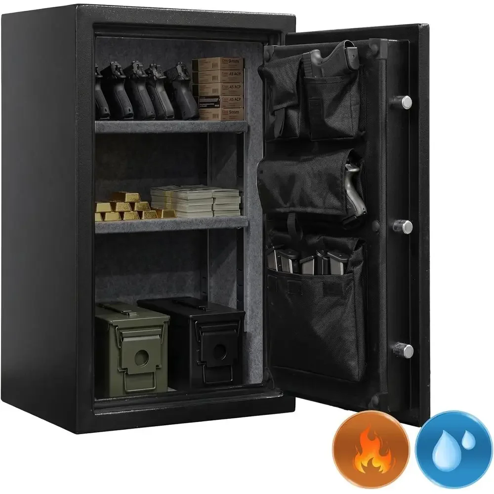 Fire Safe Document - 1400°F Fire-Resistant Pistol Safe with Digital