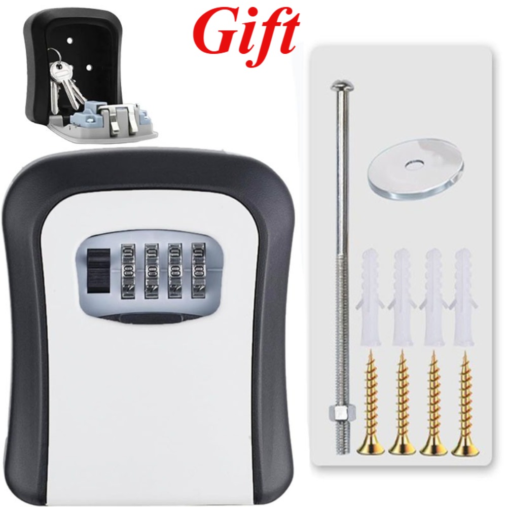 Lockbox Key Secure - Key Safe Wall Mounted Waterproof Lock