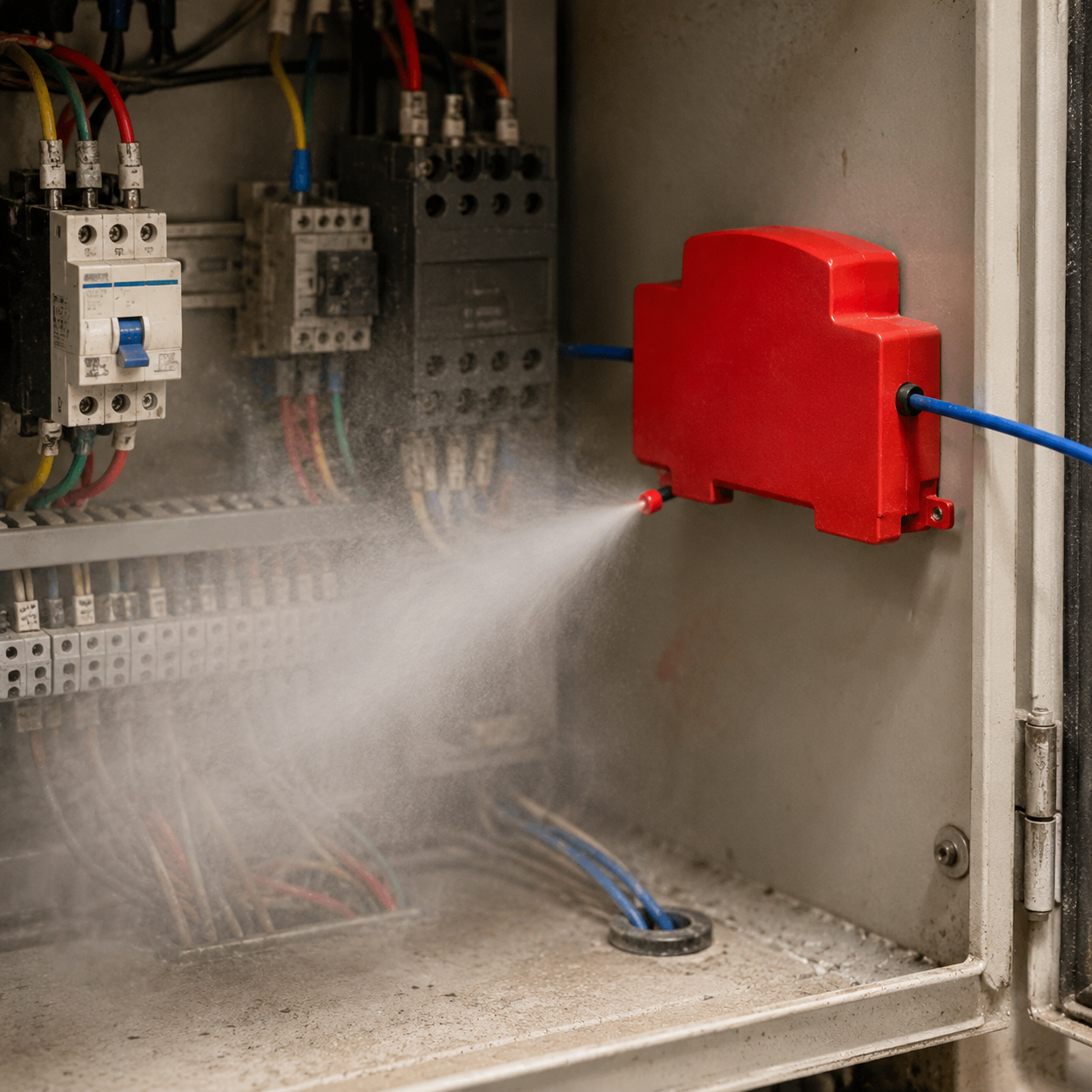 Fire Extinguisher Small - Dual-Line Design Flame Retardant Device Flame