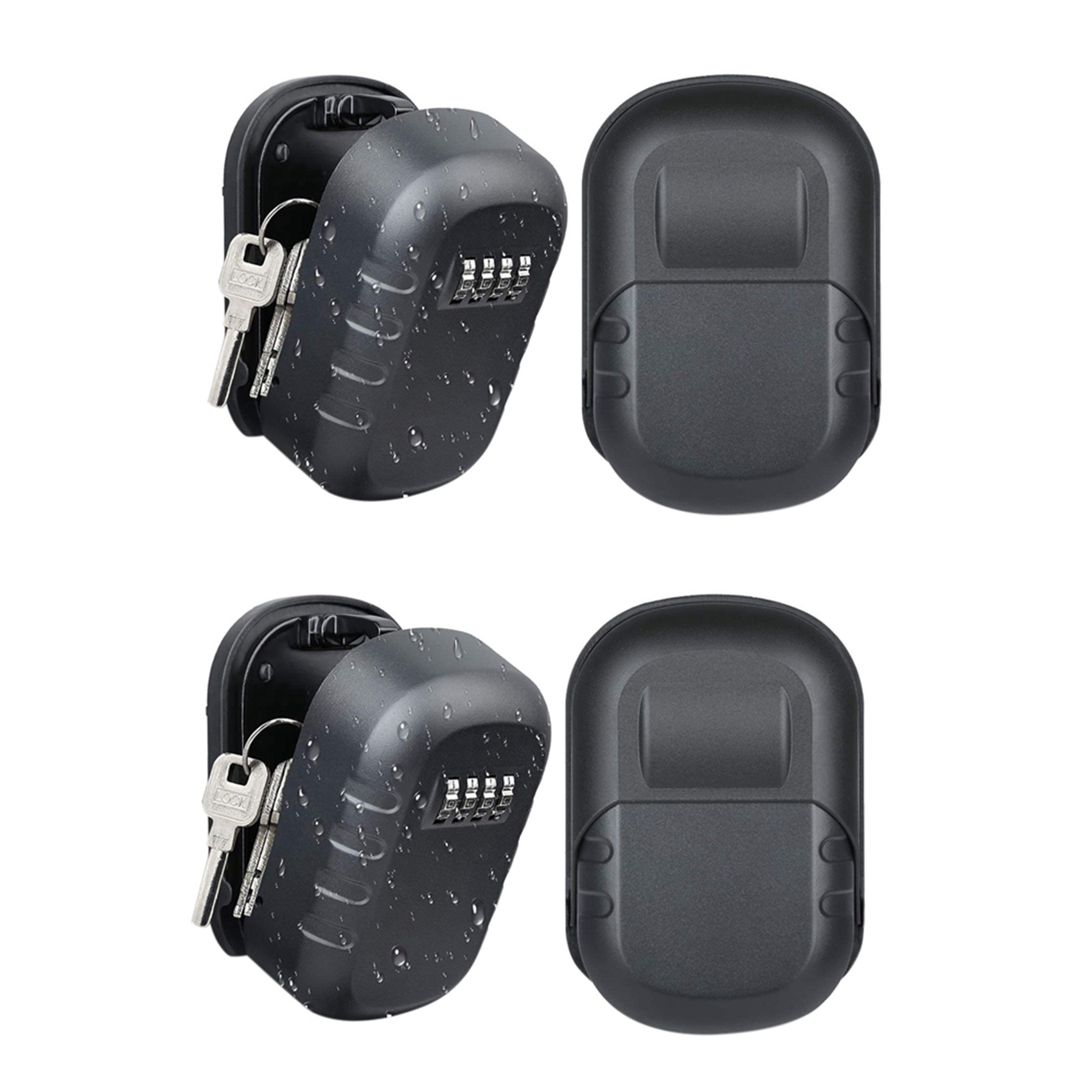 Lockbox Key Secure - ABKN-2X Key Lock Box Wall Mount