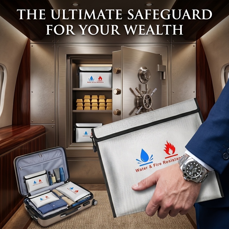 Fire Safe Document - Heat Insulated Fire Water Resistant Storage