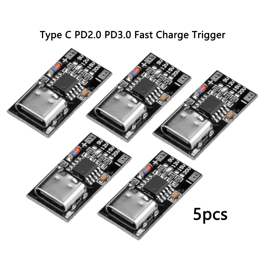 Co Detector Plug - 5pcs Type C PD2.0 PD3.0 Fast