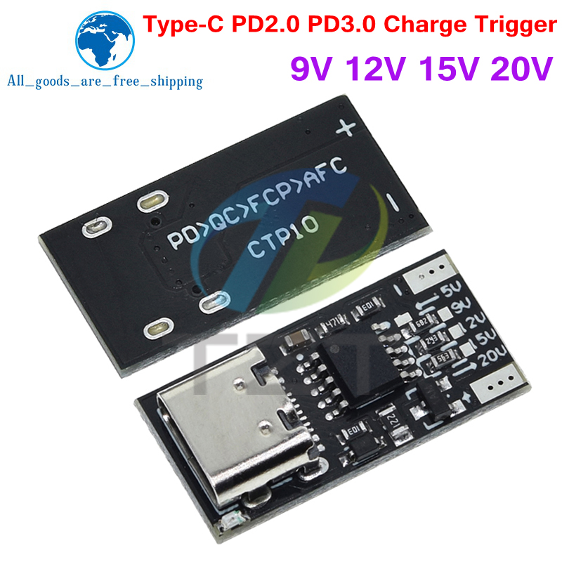 Co Detector Plug - TZT Type-C PD2.0 PD3.0 9V 12V