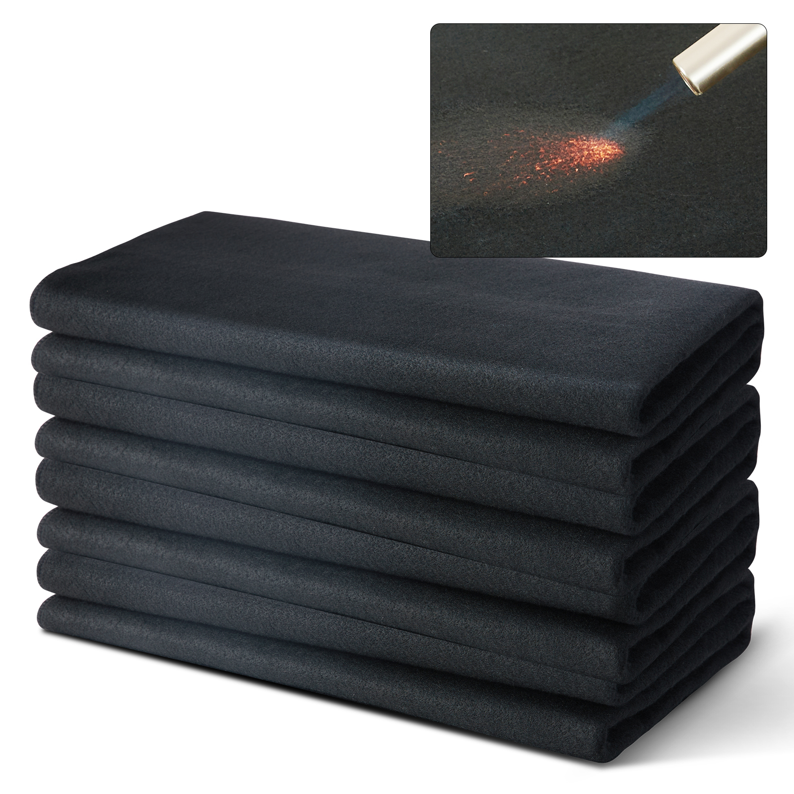 Fire Blanket Kitchen - SucceBuy Carbon Felt Welding Blanket 4