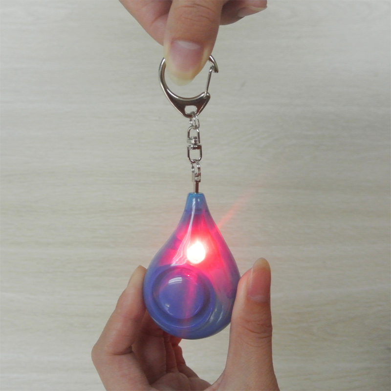 Personal Alarm Keychain - Water Drop Type Women's Anti-robbery Device
