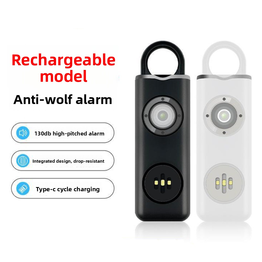 Personal Alarm Keychain - 130 High DB Safe Sound Personal