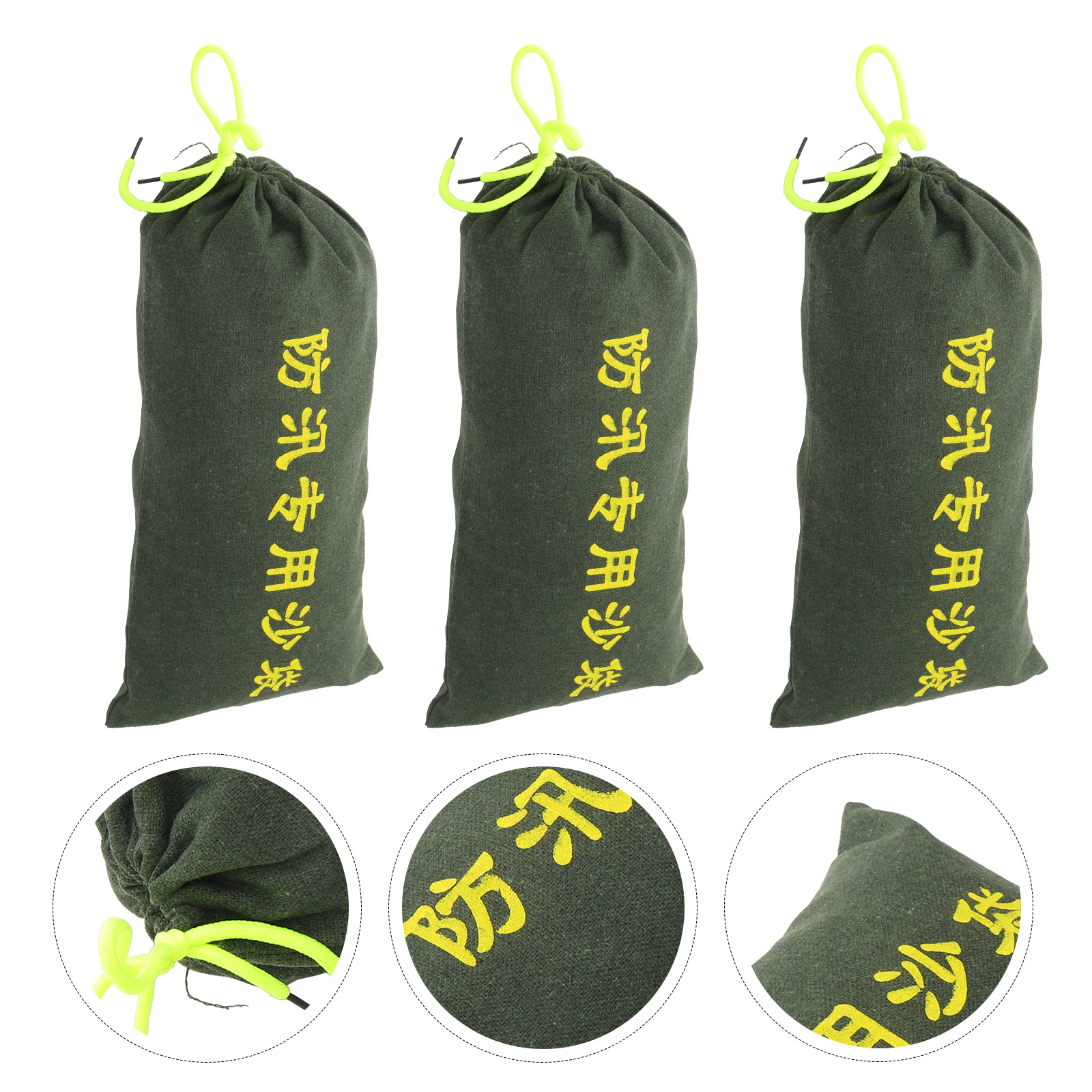 Flood Barrier Bag - 3pcs Empty Sandbag For Flood Barrier