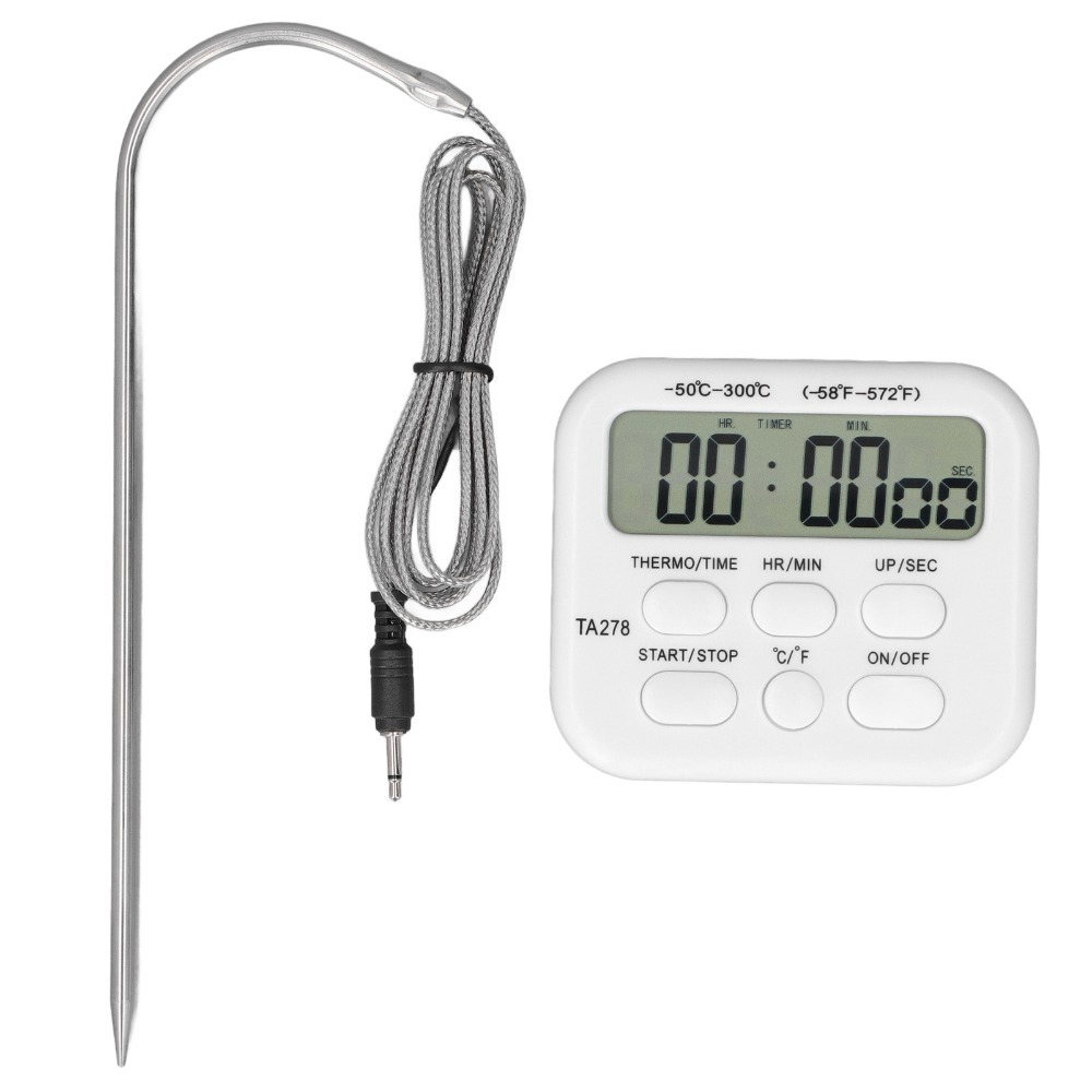 Pool Alarm Float - Stainless Steel Probe Digital Cooking Thermometer