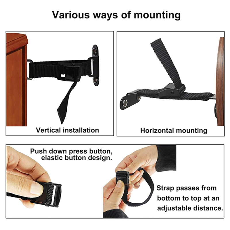 Earthquake Anchor Strap - FYBL-Wall Anchor For Furniture, Anti Tip