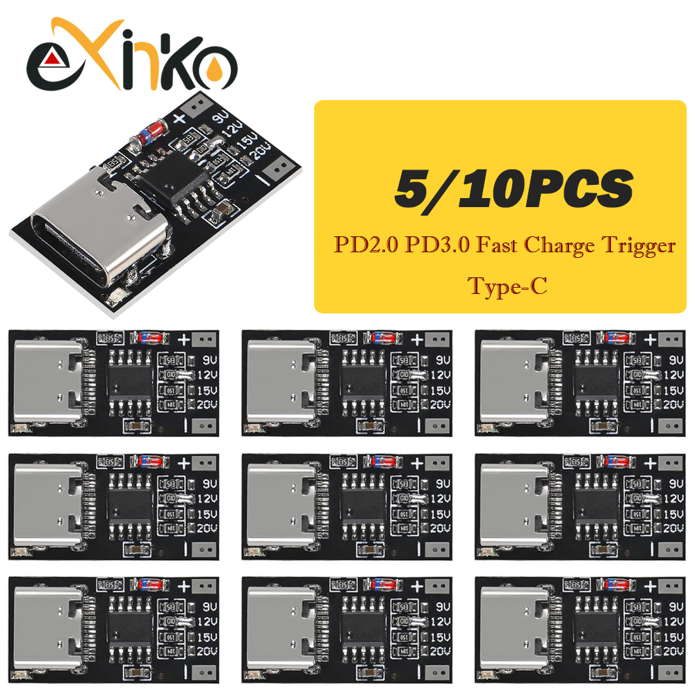 Co Detector Plug - 1-10pcs Type C PD2.0 PD3.0 Fast