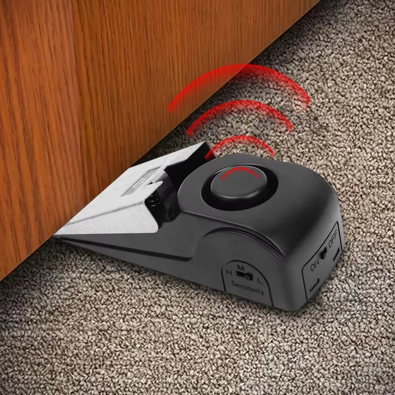 Door Stop Alarm - 120db Wireless Stainless Steel Door Stop