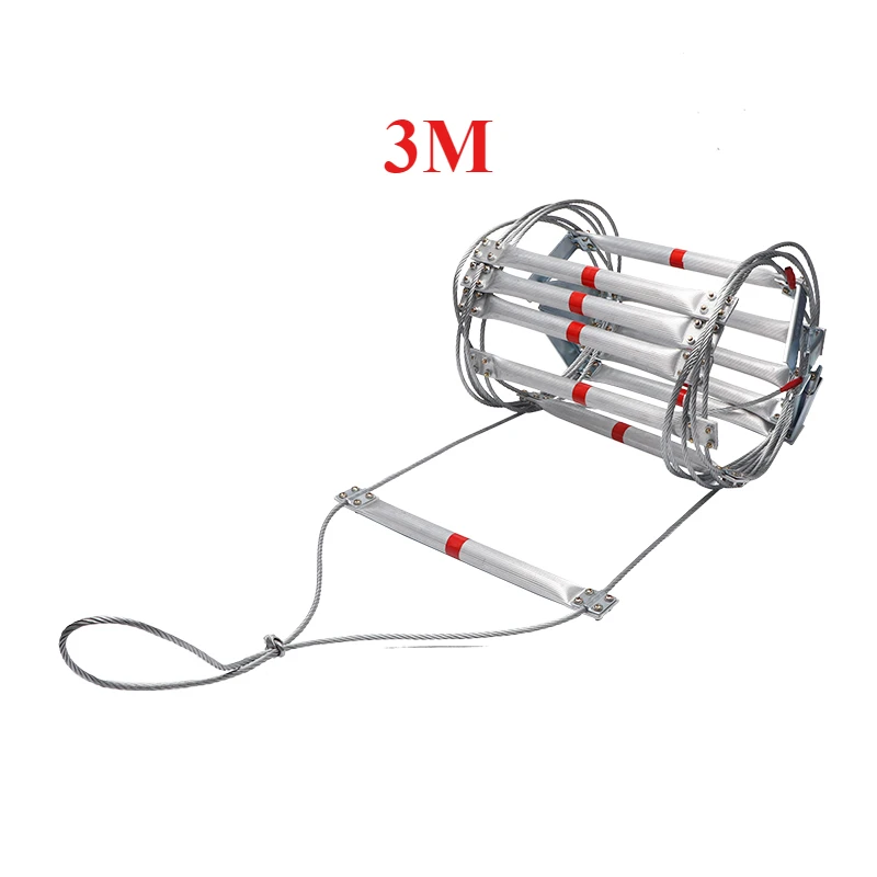 Fire Escape Ladder - Durable3M Soft Rope Ladder Household Wire