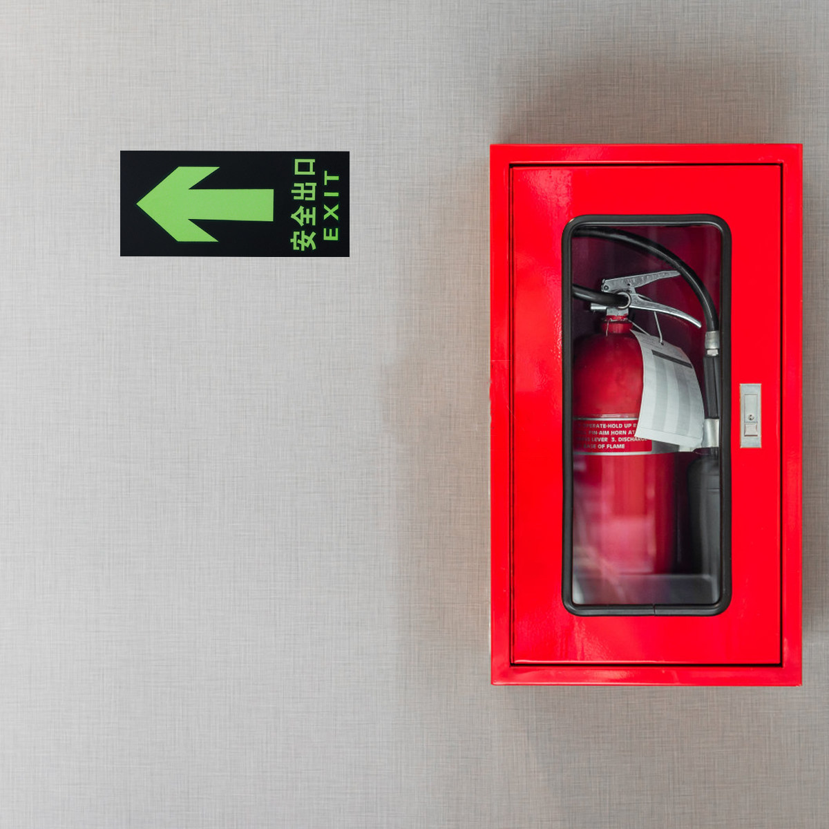 Emergency Exit Sign - 8Pcs Safety Exit Sign Luminous Wall