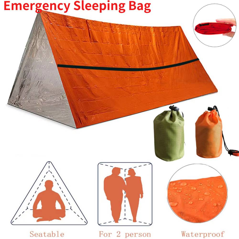 First Aid Bag Kit - Portable Waterproof Emergency Survival Sleeping Bag