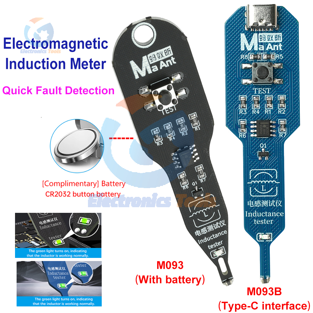 Co Detector Plug - Inductance Tester M093 M093B Electromagnetic Induction