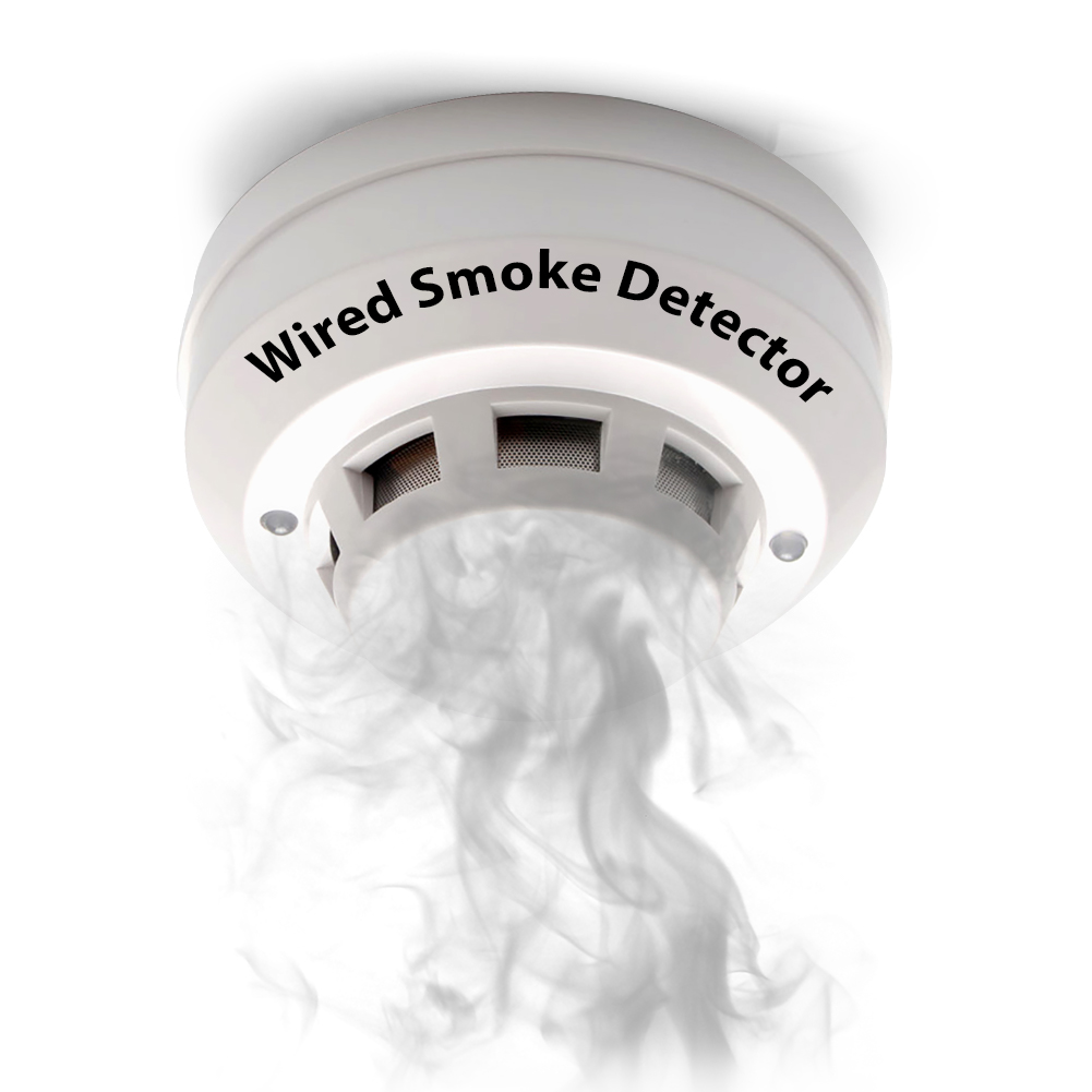 Smoke Detector Interconnected - 12V Voltage Wired Smoke Leak Fire