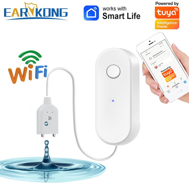 Water Alarm Sensor - Tuya WiFi Smart Water Leak Sensor