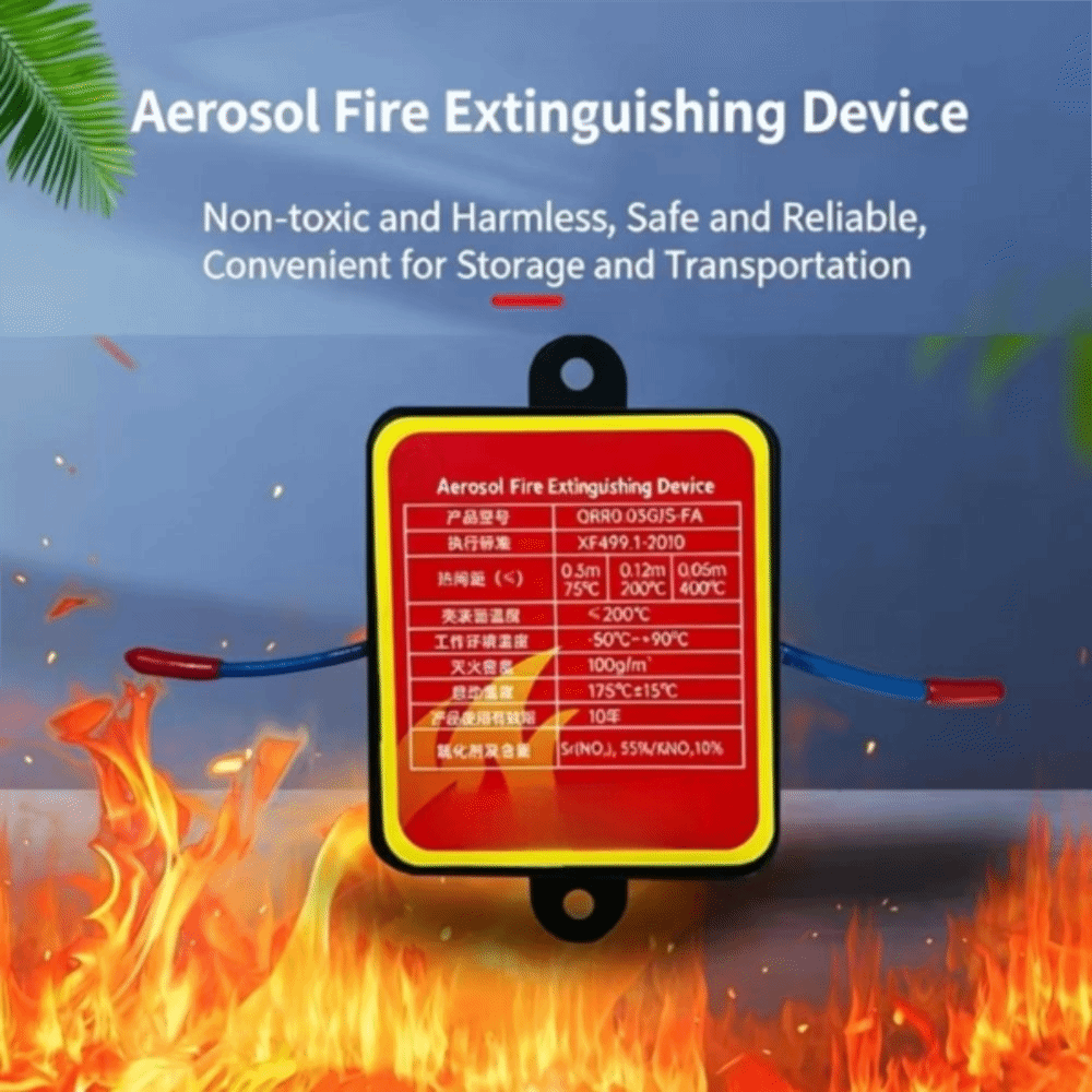 Fire Extinguisher Small - Dual-Line Design Flame Retardant Device Flame