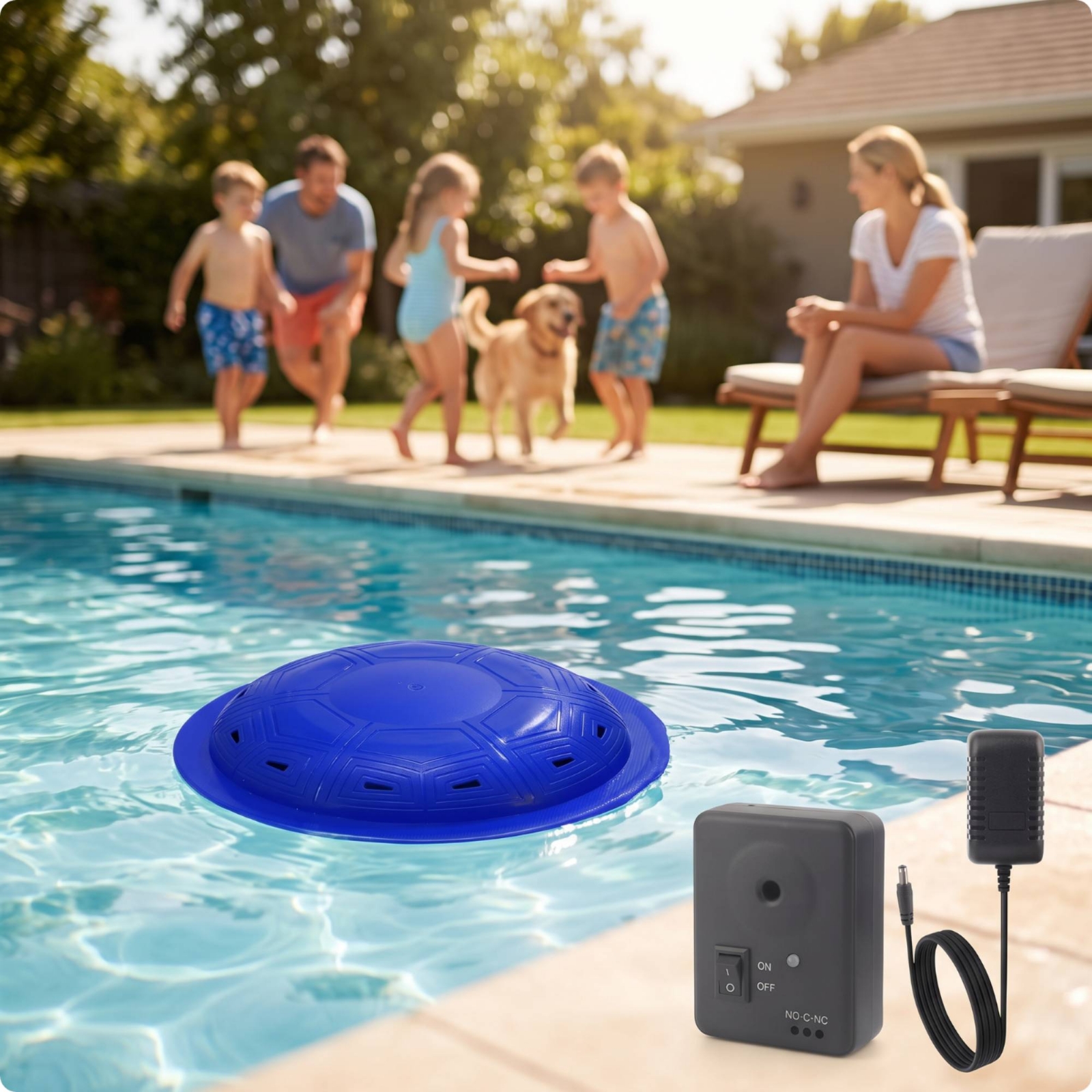 Pool Alarm Float - Pool Safety Alarm with Indoor Receiver