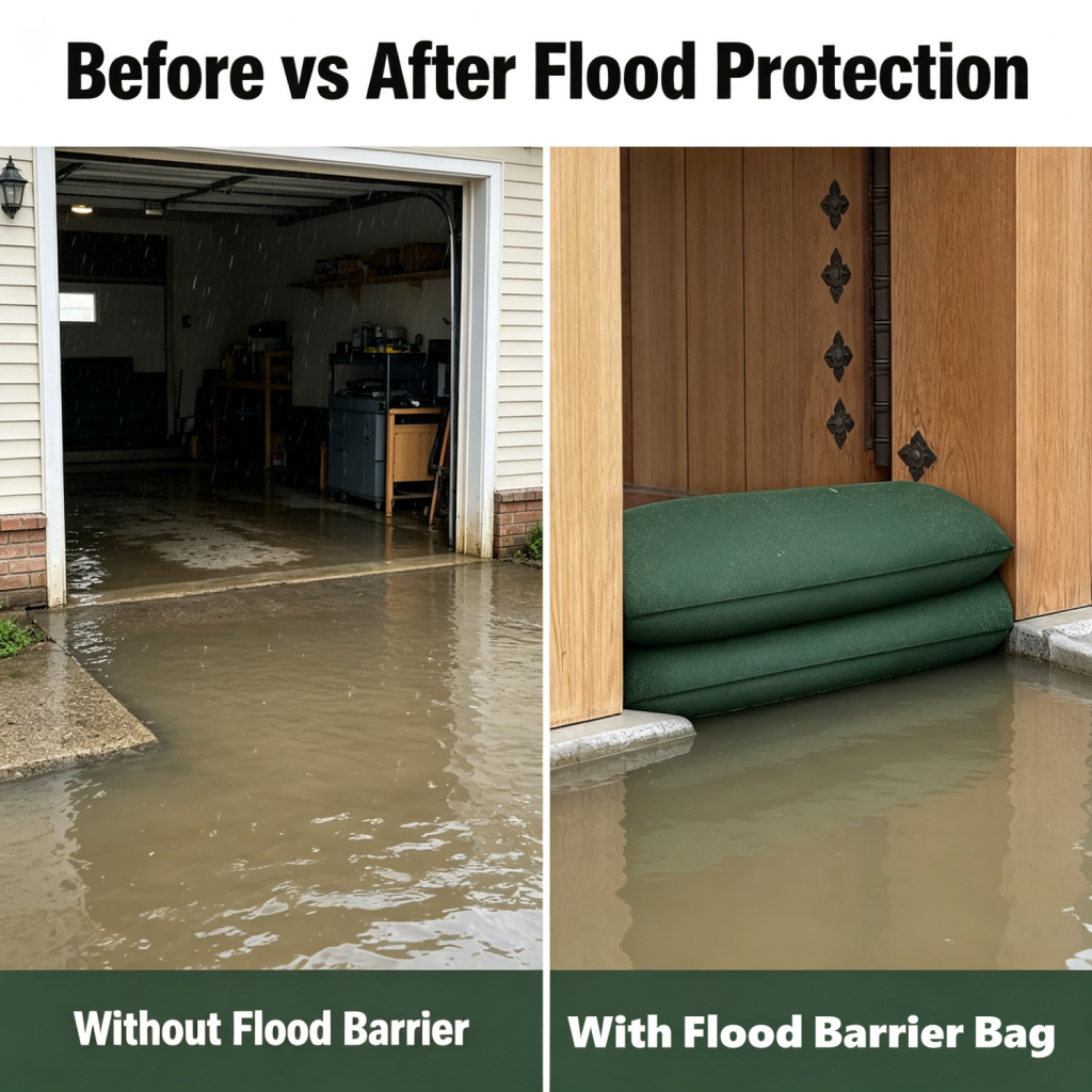 Water Activated Sandbags Flood - Flood Barrier Bag review and price