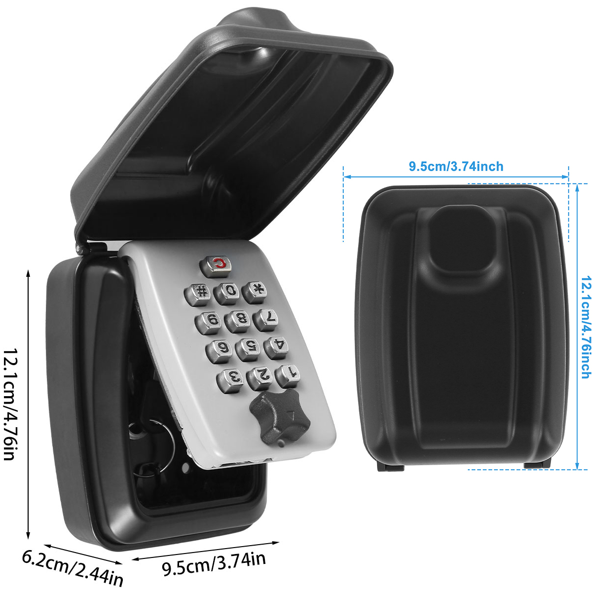 Key Lock Box Wall-Mount Secret - Lockbox Key Secure review and price