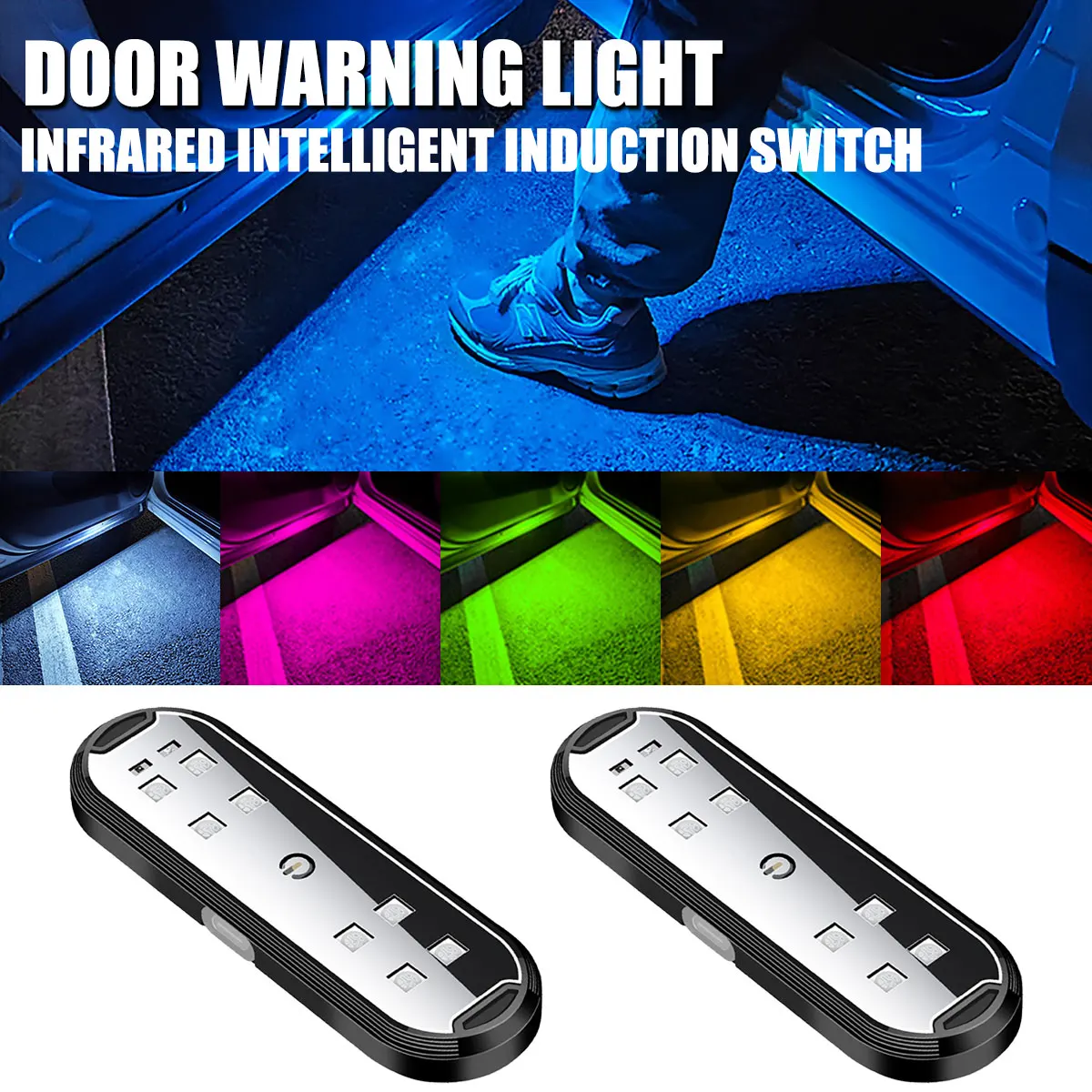 Car Door Lights LED Colorful F - Emergency Exit Sign review and price