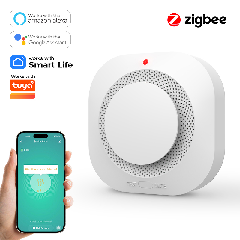 ZIGBEE Smoke Detector Home Sec - Smoke Detector Interconnected review and price