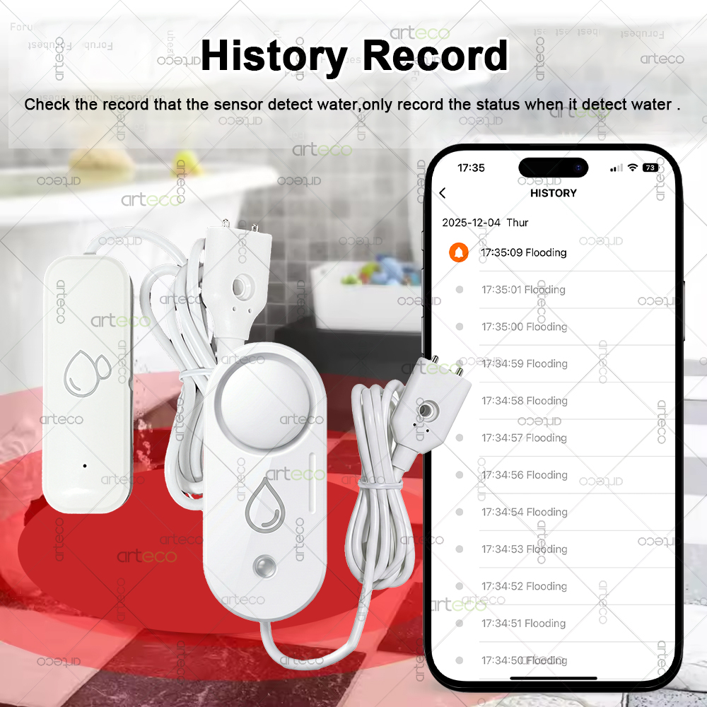 Zigbee Water Leak Sensor Flood - Water Alarm Sensor review and price