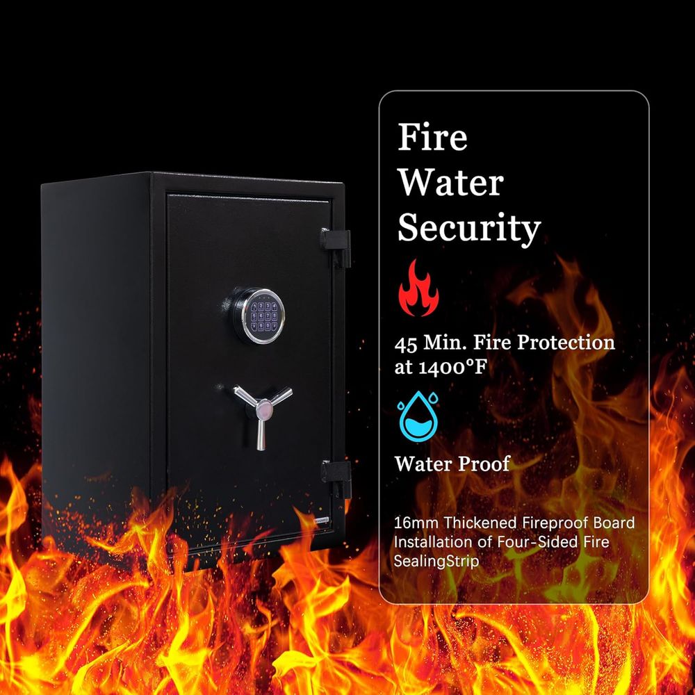 Large Handgun Safe with Digita - Fire Safe Document review and price