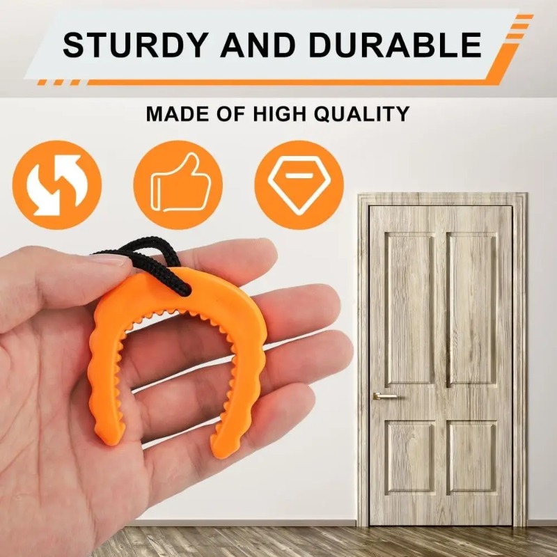 Easy to Use Rubber Door Jam Fi - Door Stop Alarm review and price
