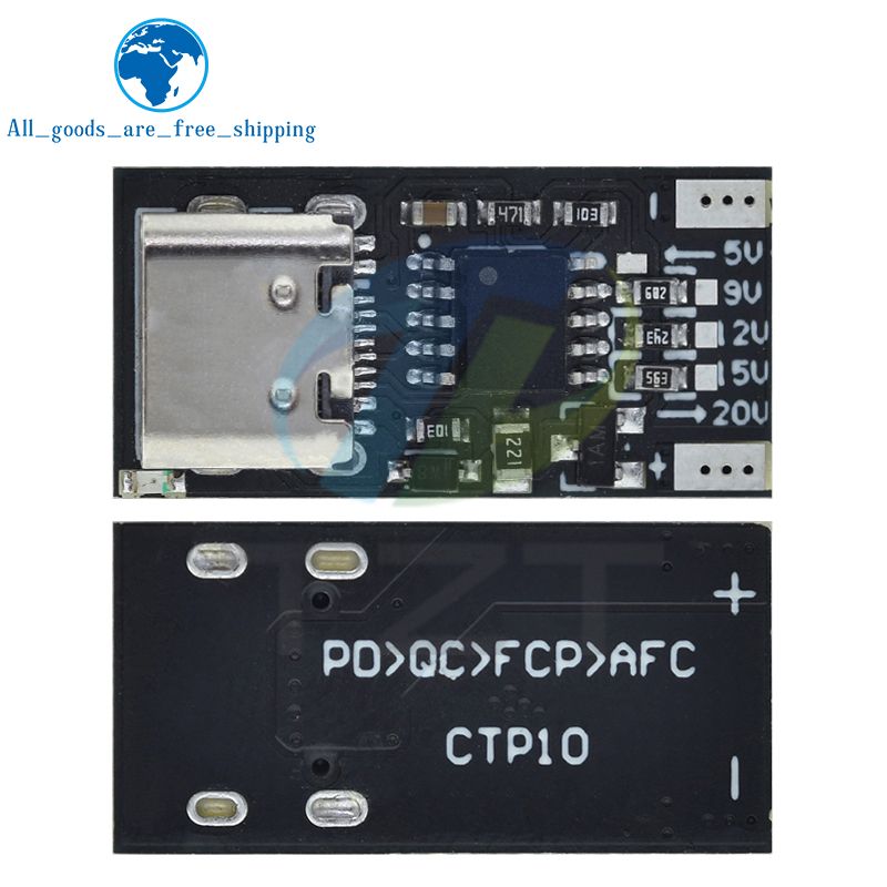 TZT Type-C PD2.0 PD3.0 9V 12V  - Co Detector Plug review and price