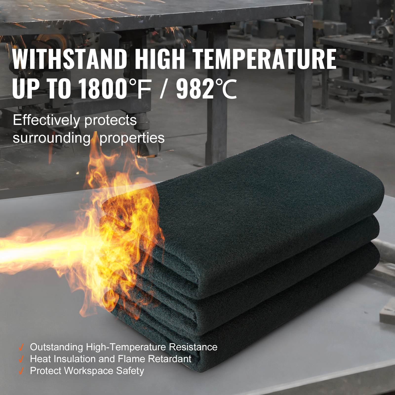 SucceBuy Carbon Felt Welding B - Fire Blanket Kitchen review and price