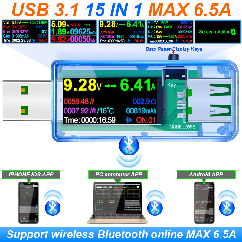 15 IN 1 USB 3.1 Tester DC Digi - Co Detector Plug review and price
