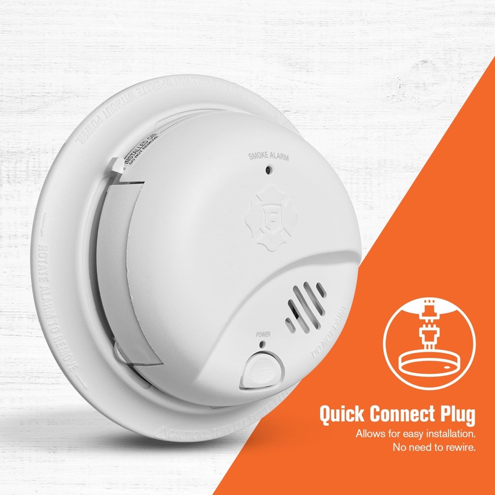 US Shipping Hardwired Intercon - Smoke Detector Interconnected review and price