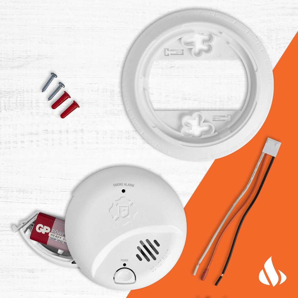 US Shipping Hardwired Intercon - Smoke Detector Interconnected review and price