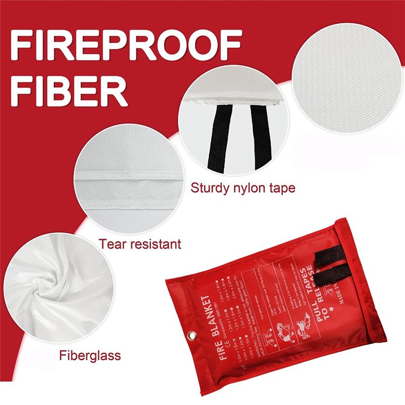 Promotion Day 2PCS Emergency F - Fire Blanket Kitchen review and price