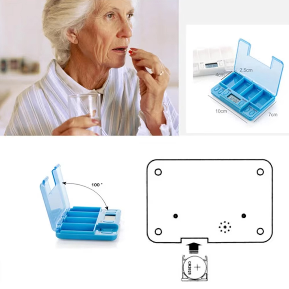 4 Grids Intelligent Reminder P - Medicine Cabinet Lock review and price
