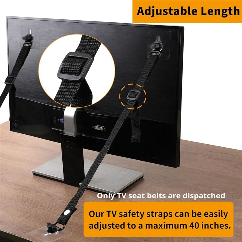 T23C No Drill Adhesive TV Safe - Earthquake Anchor Strap review and price