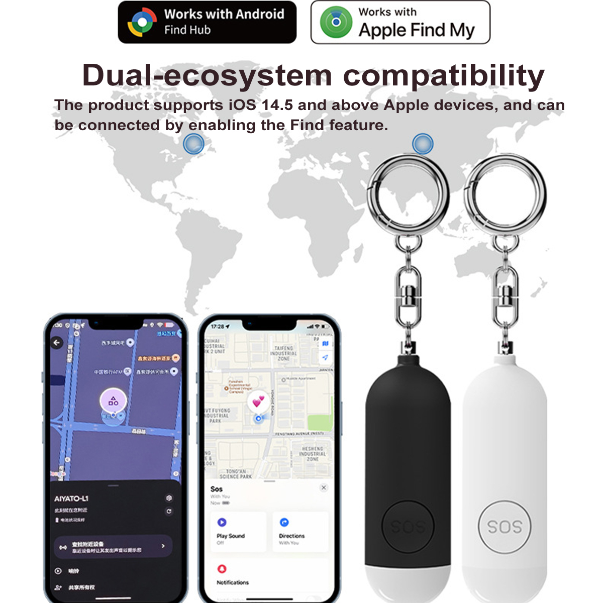 Self Defense Alarm LED Light R - Personal Alarm Keychain review and price