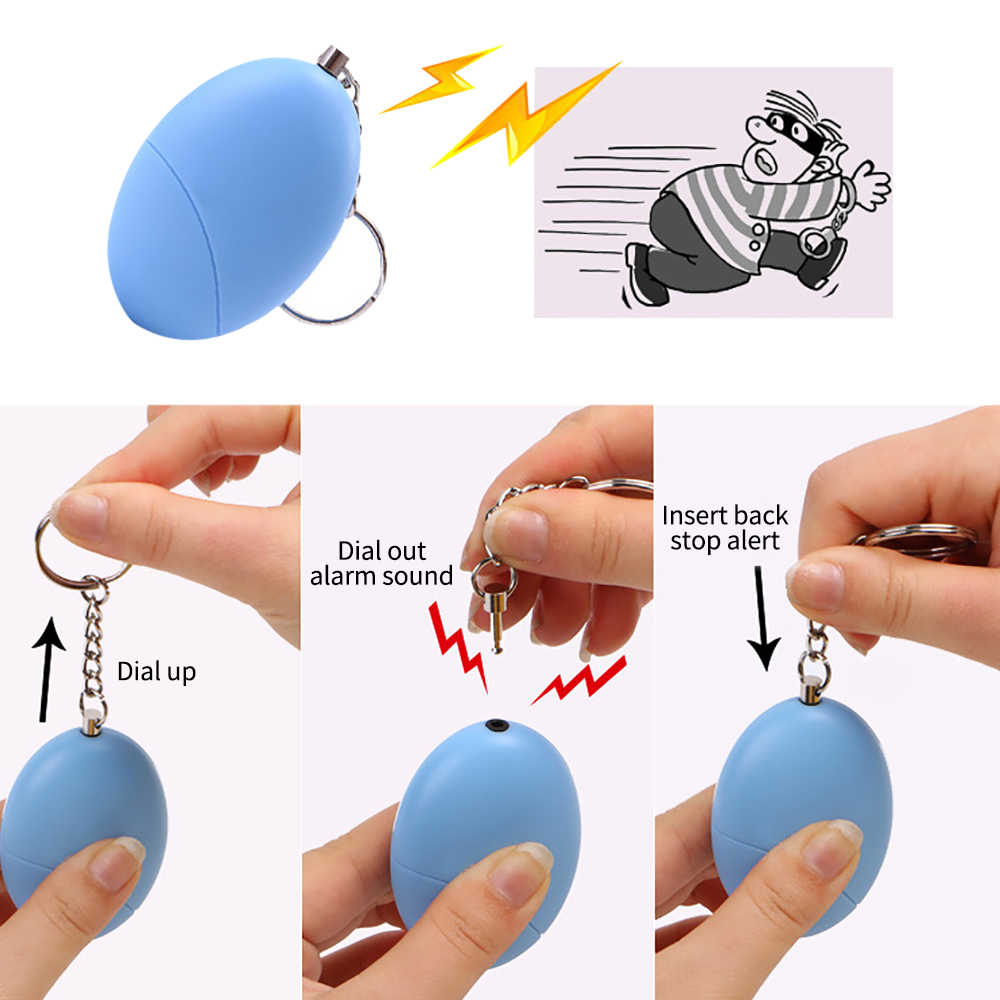 1PCS Self Defense Alarm 100dB  - Personal Alarm Keychain review and price