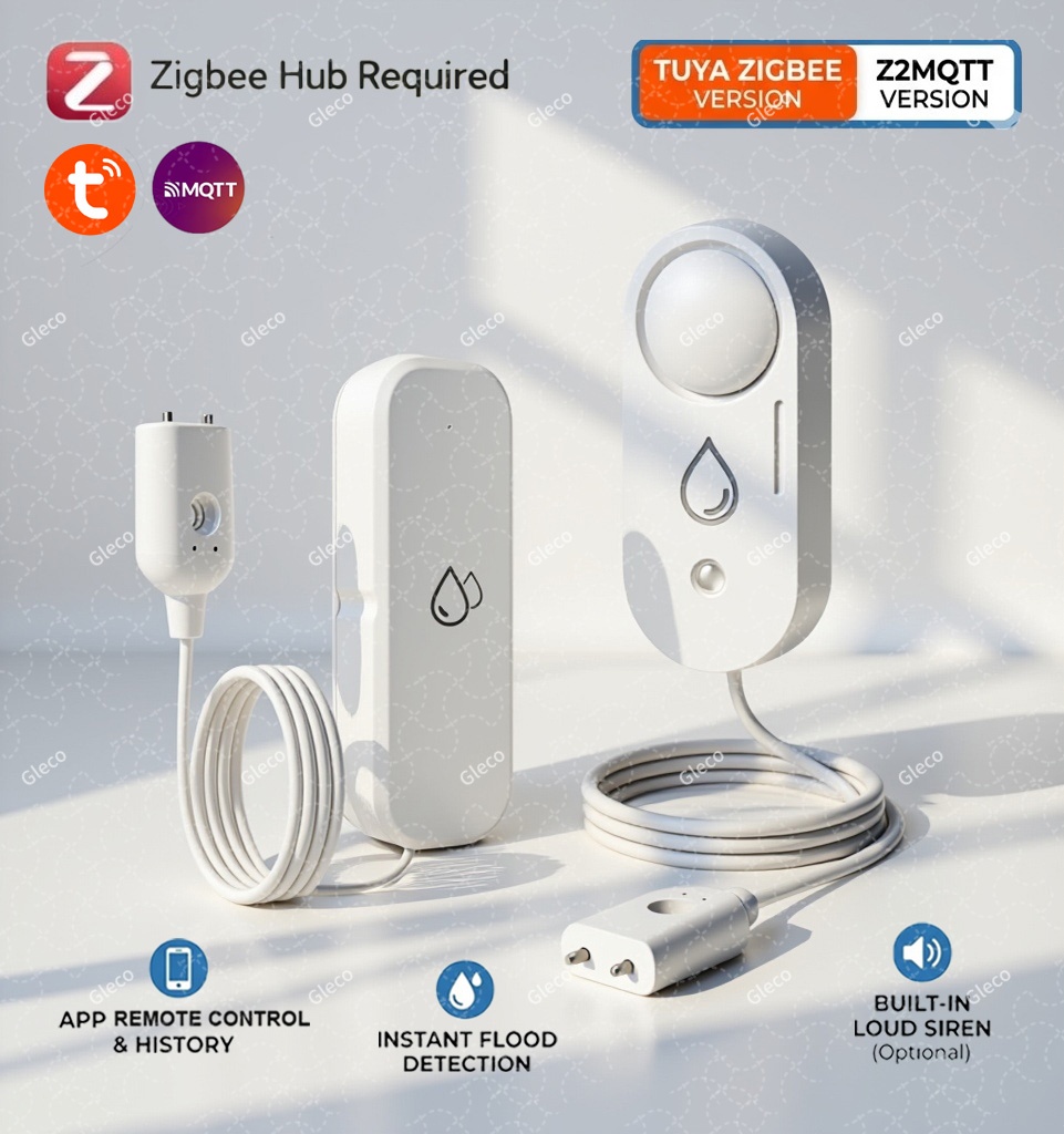 Zigbee Water Leak Sensor Flood - Water Alarm Sensor review and price