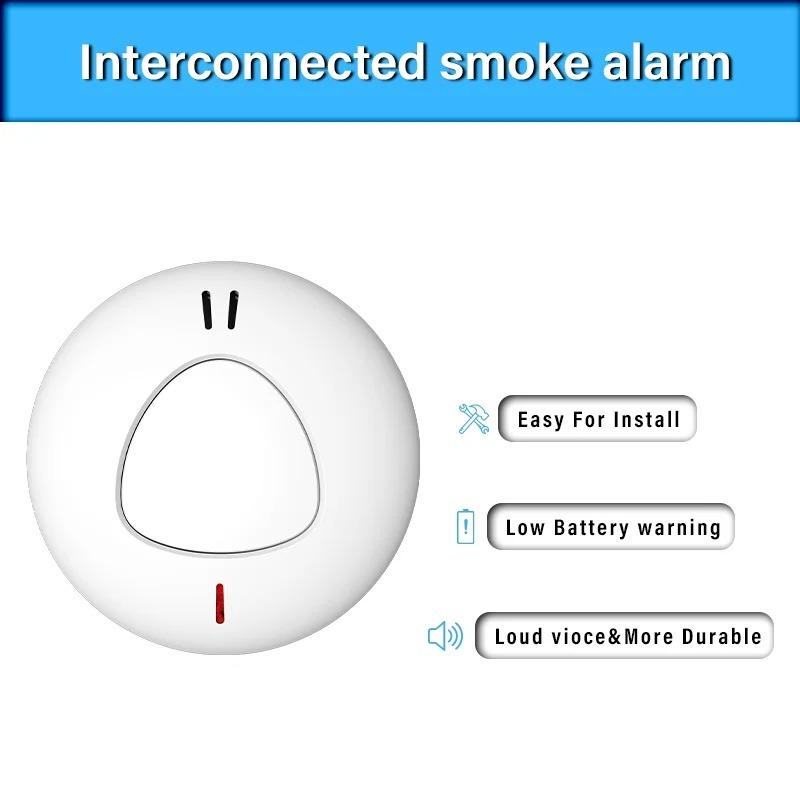 Smart home security alarm syst - Smoke Detector Interconnected review and price