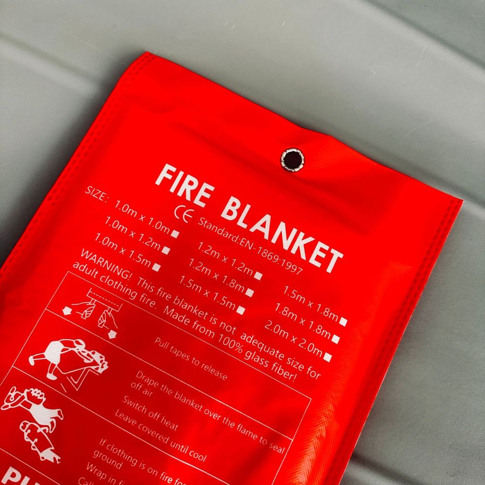 Emergency Fire Blanket Fibergl - Fire Blanket Kitchen review and price