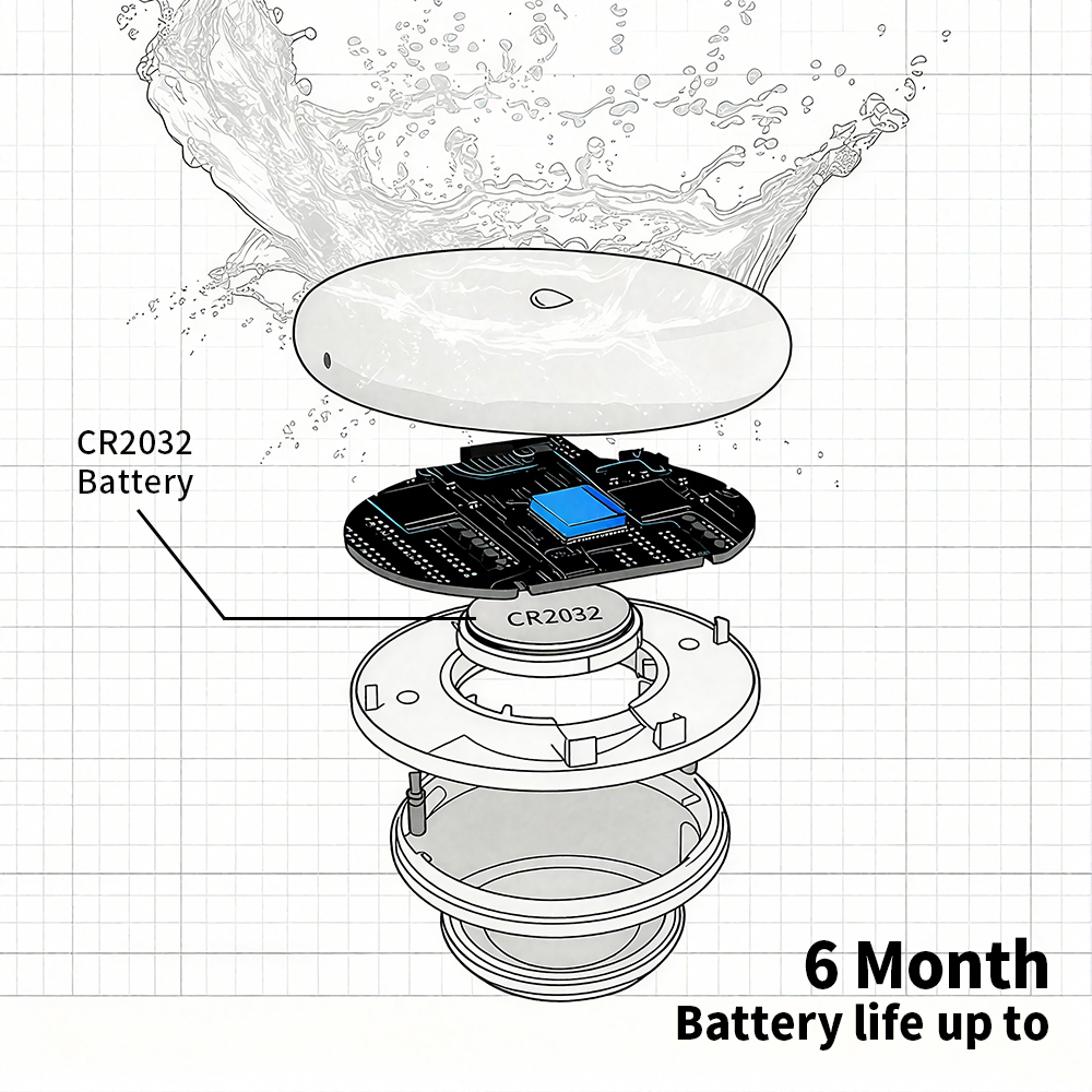 Zigbee Leakage Sensor LED Imme - Water Alarm Sensor review and price