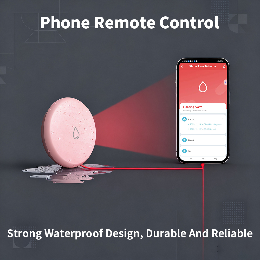 Zigbee Leakage Sensor LED Imme - Water Alarm Sensor review and price
