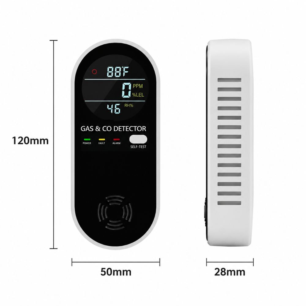 4 in 1 LED Display Gas Detecto - Co Detector Plug review and price