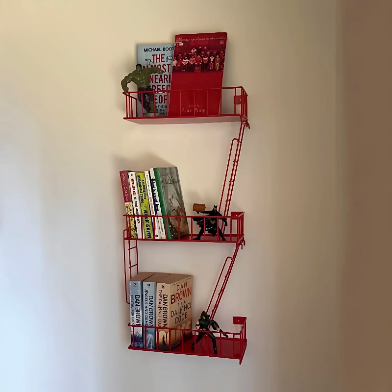 Fire Escape Wall Shelf, 3-Tier - Fire Escape Ladder review and price