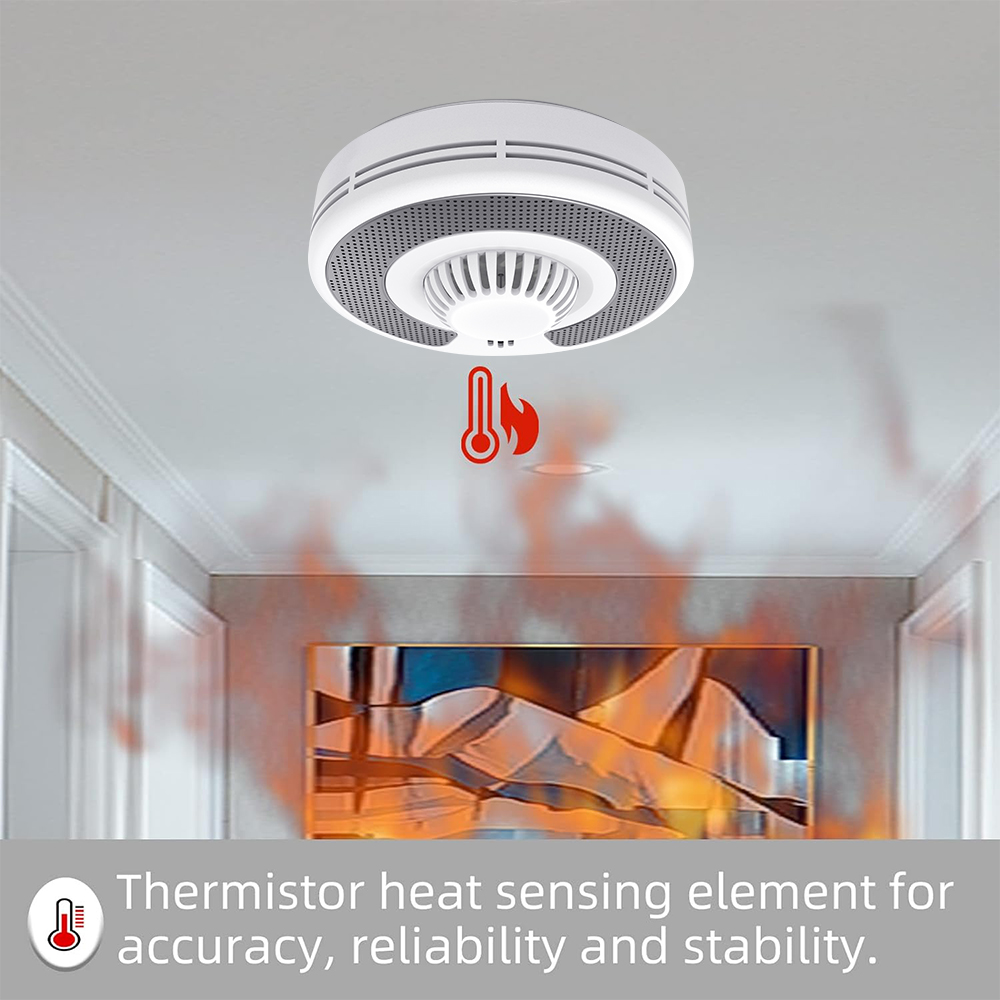Wireless Interlinked(433MHz)+T - Smoke Detector Interconnected review and price